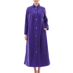 Button down hot sale dressing gown