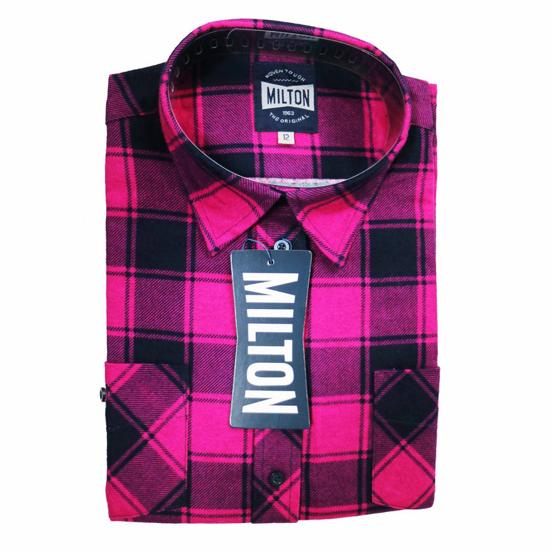 Milton OF Flannelette Shirts Ladies