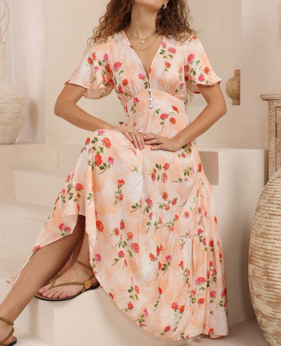 Iris Maxi SS Dress Ladies