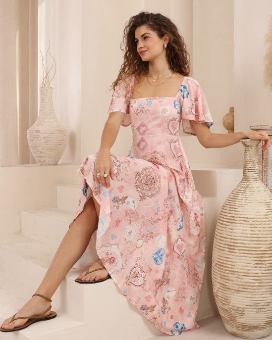 Iris Maxi SS Dress Ladies