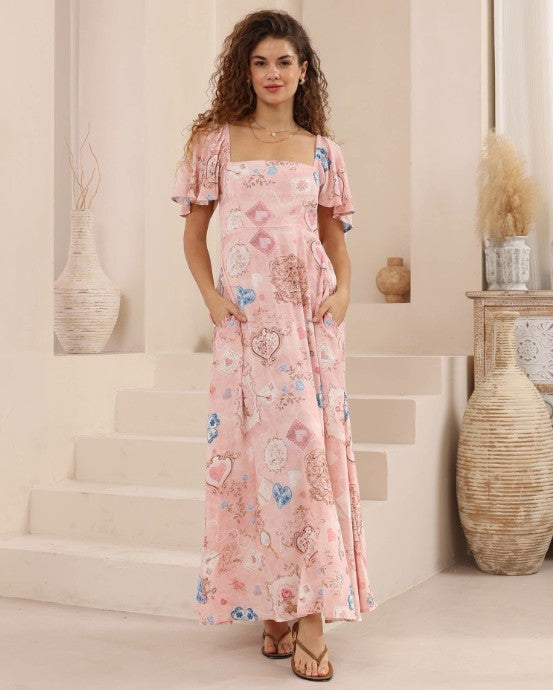 Iris Maxi SS Dress Ladies