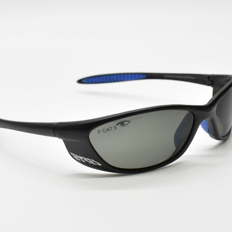 Eyres Cobra Polarized Safety glasses grey lens mat black