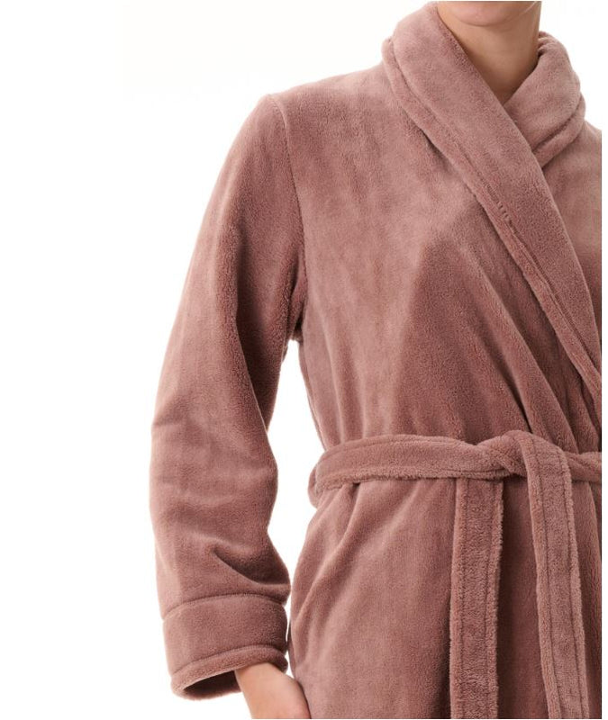 Givoni Fluffy Wrap Dressing Gown Mocha