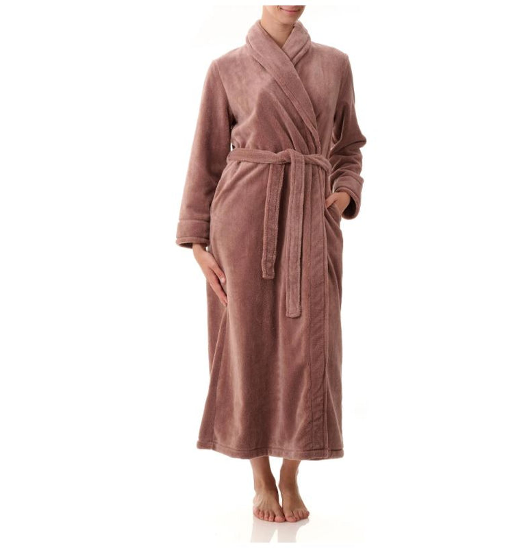 Givoni Fluffy Wrap Dressing Gown Mocha