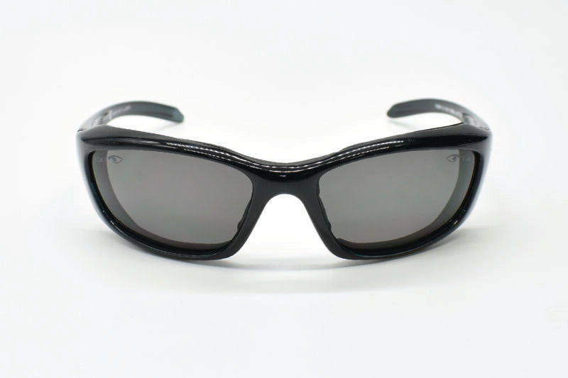 Eyres Razor Edge Safety glasses Grey lens black frame