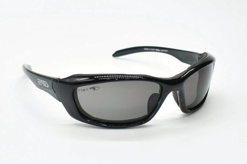 Eyres Razor Edge Safety glasses Grey lens black frame