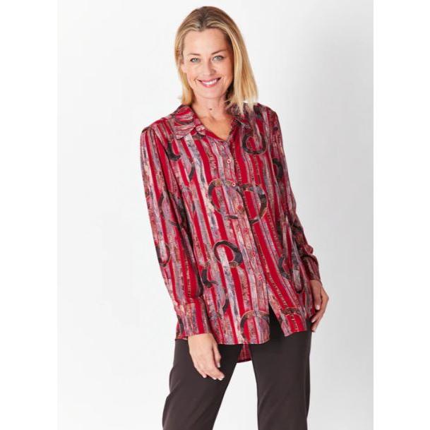 Cordelia LS Shirt Button Down Stripe