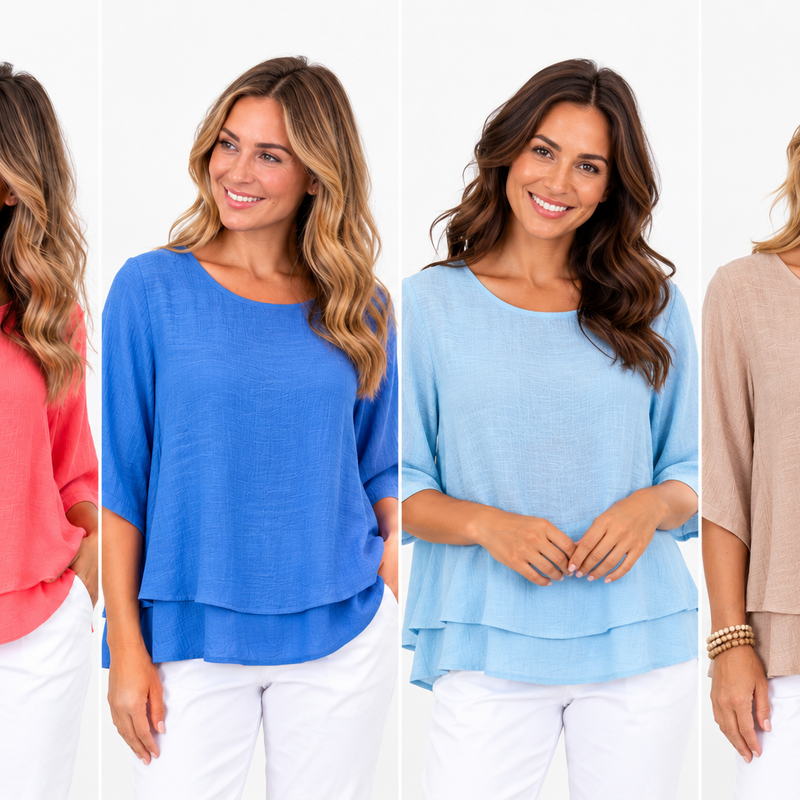 Renoma 3/4 Sleeve Top Ladies