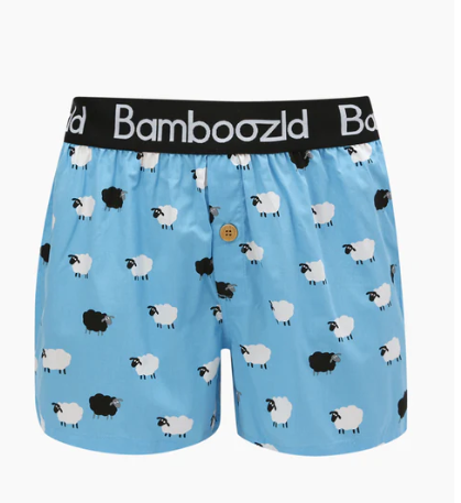 Bamboozld Boxer Short Men Black sheep