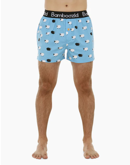 Bamboozld Boxer Short Men Black sheep