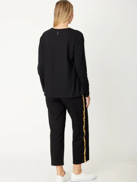 Luna Sky LS Foil Cotton Blend Top Ladies