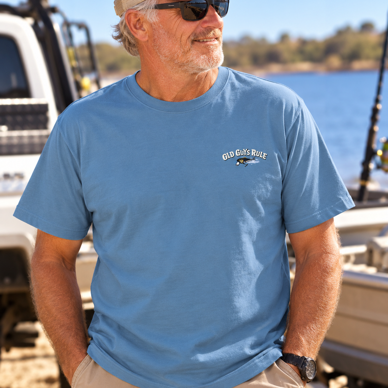 OGR Bucket List tee mens stone blue