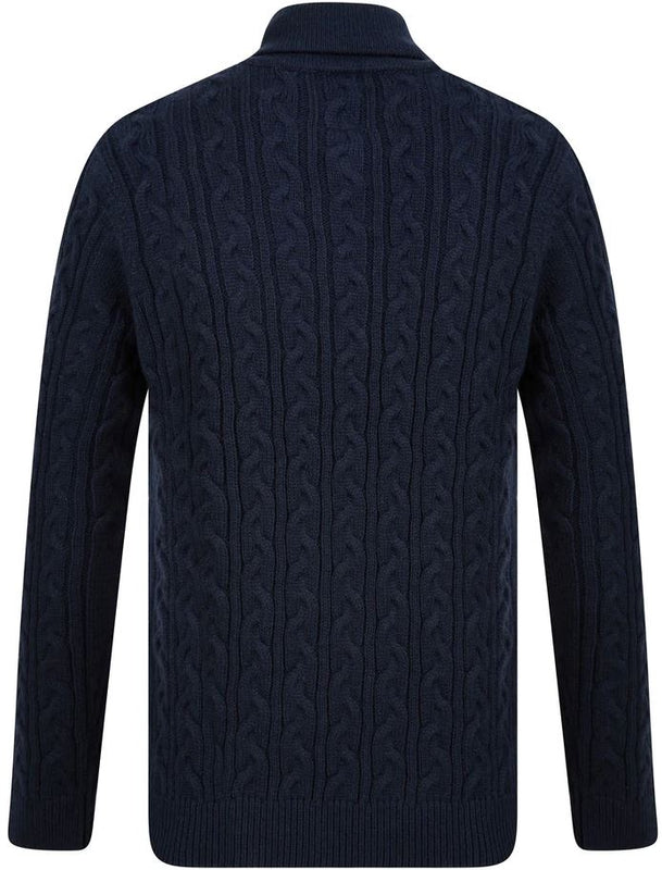 Tokyo Laundry Parallax Knit Jumper Mens Sky Captain