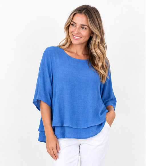 Renoma 3/4 Sleeve Top Ladies