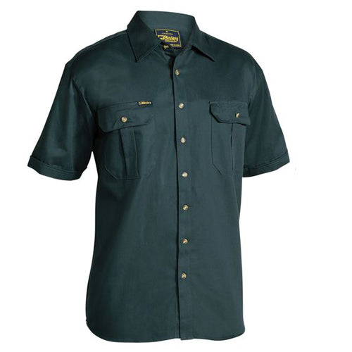 Bisley Shirt SS Drill Full Button BS1433