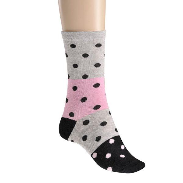 KG Loose Top Crew Sock Ladies Polka Dot