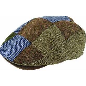 Avenel Wool Blend Patchwork Cap Mens