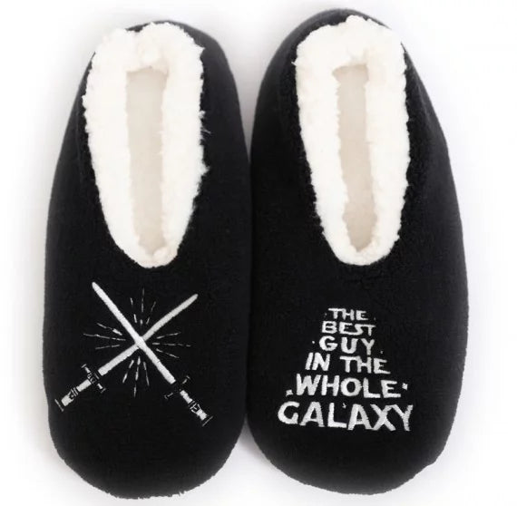 Snuggly Space Slippers Mens