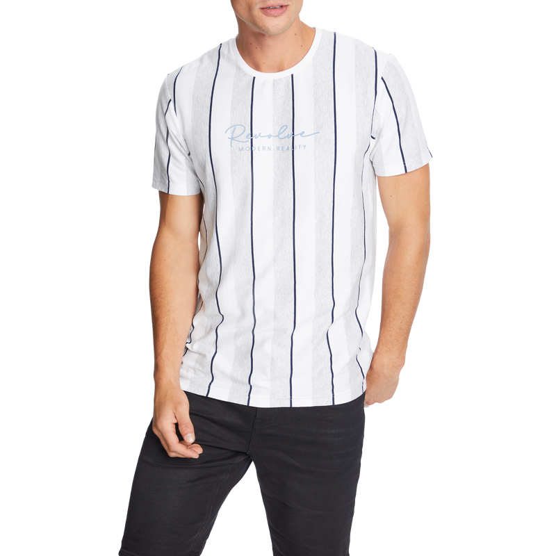Connor Bennett Stripe tee Mens ice