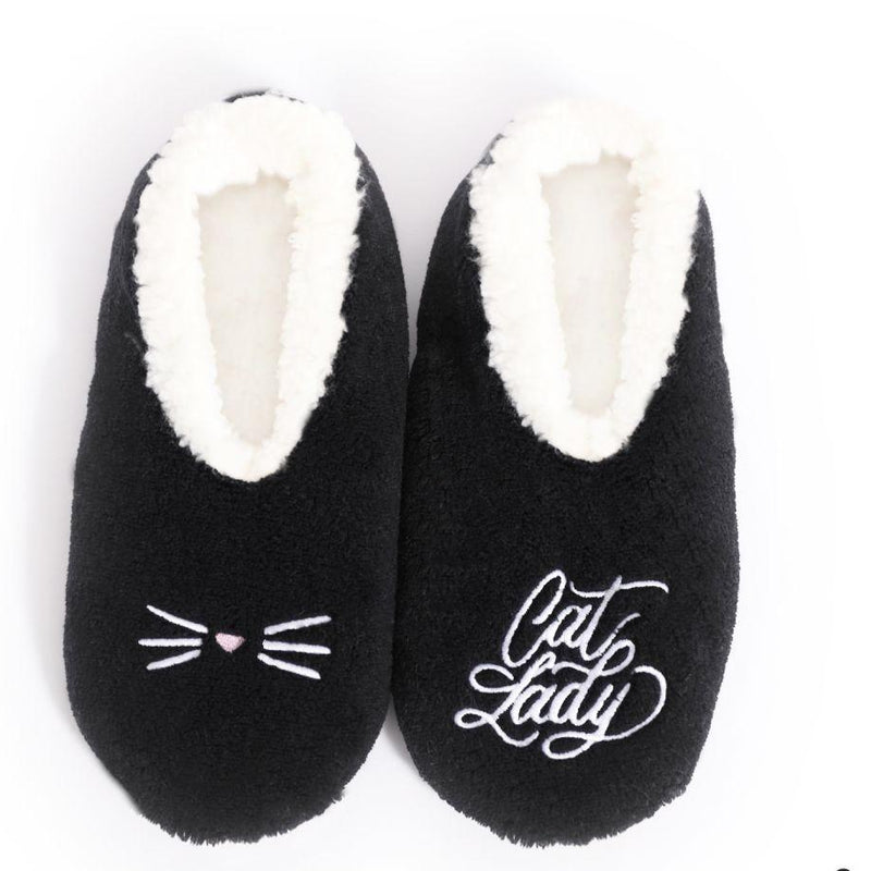 Snuggly Cat Slippers Ladies