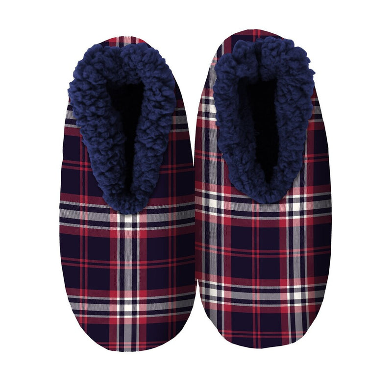 Snuggups Non Slip Plaid Slippers Mens