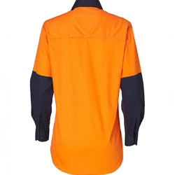 AIW Ladies Hi Vis 2 Tone Shirt LS