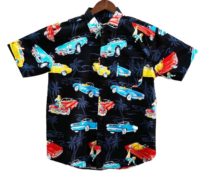 Coastal Highway Hawaian Shirt SS Mens