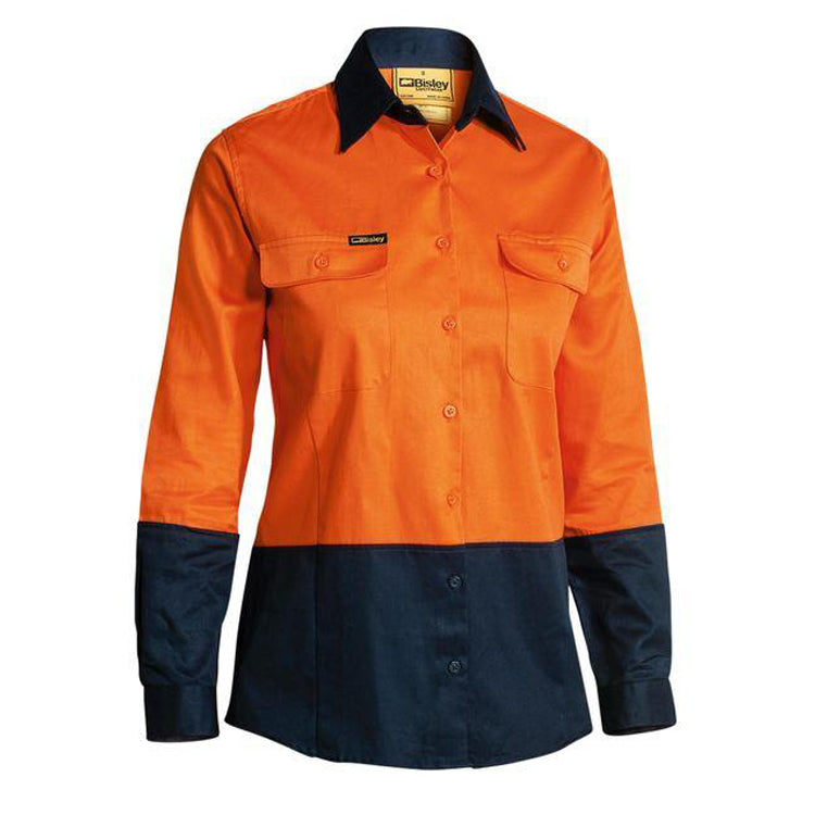 Bisley Shirt Hi Vis Ladies BL6267