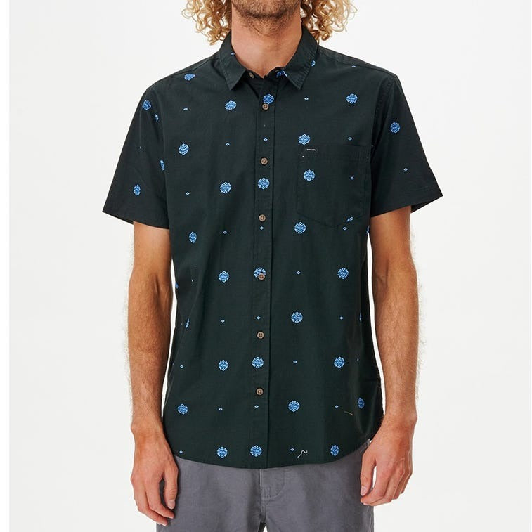 Rip Curl SS Shirt Mens Archive Diamond