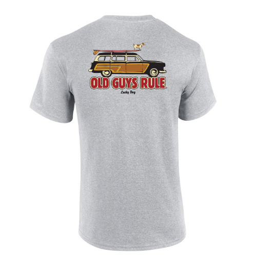 Old Guys Rule Lucky Dog Tee