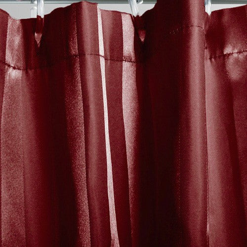 Shower Curtain Polyester Satin Stripe